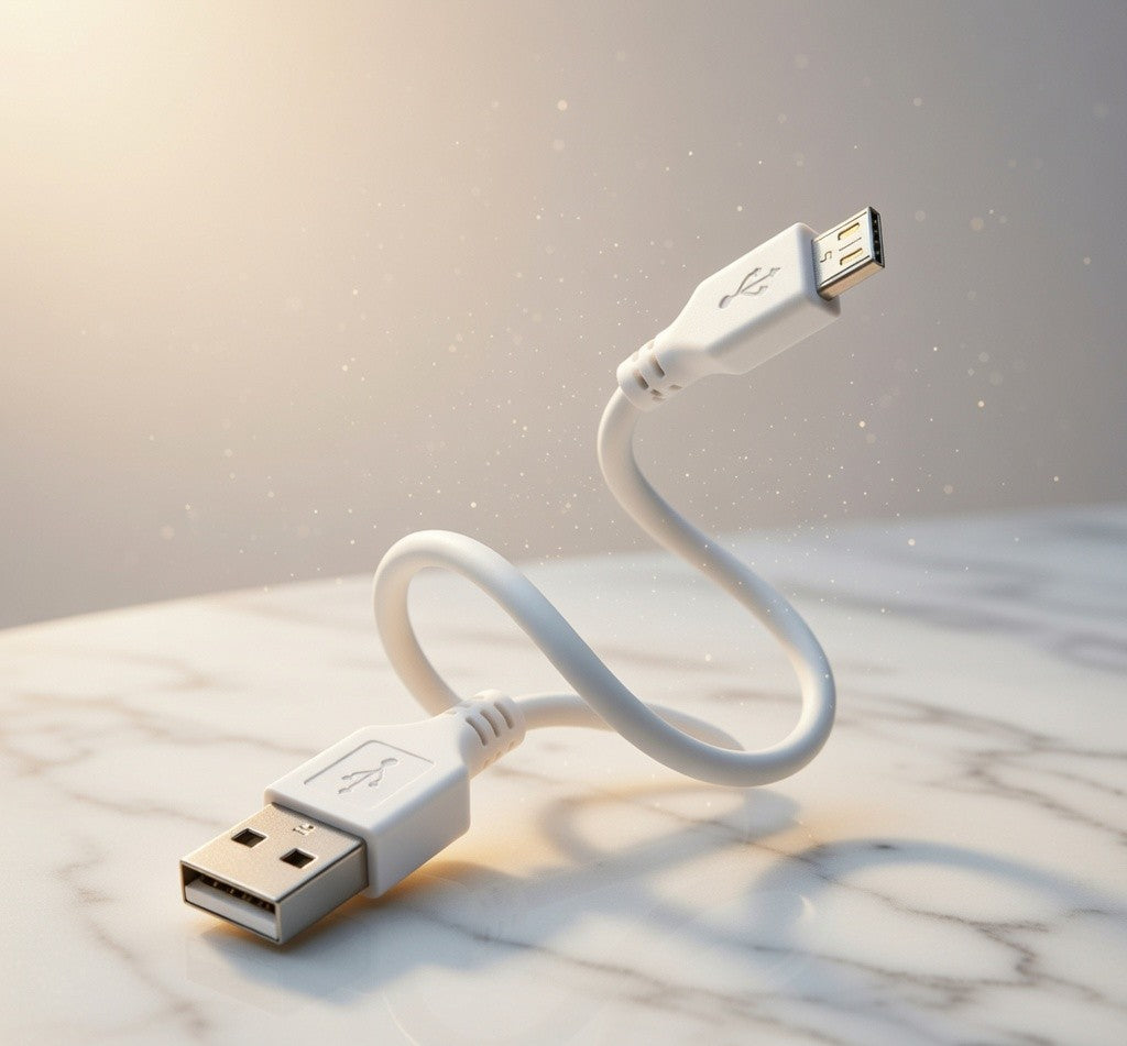 Type V8/Micro, 1 Amp Charging Cable (3 month warranty) for small phones, radio, other gadgets