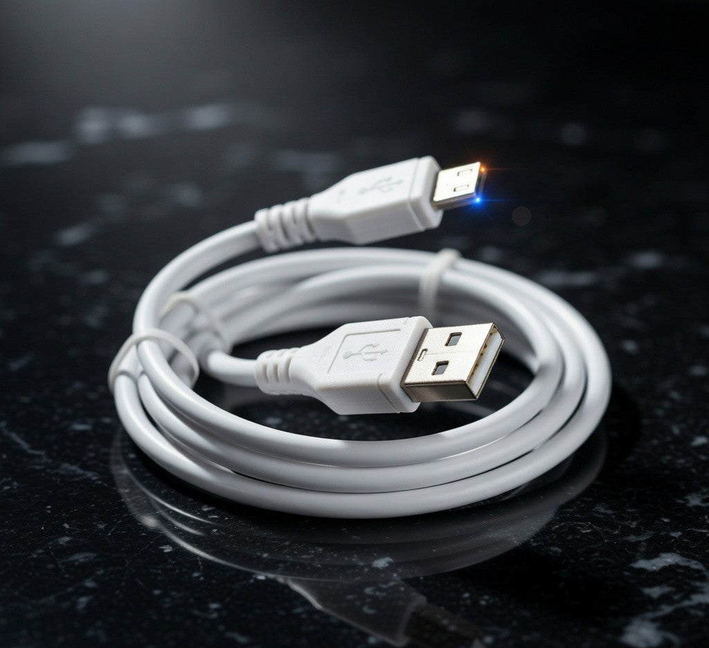 Type V8/Micro, 1 Amp Charging Cable (3 month warranty) for small phones, radio, other gadgets