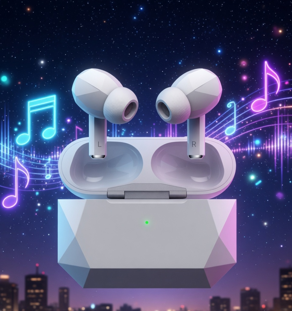 Air Pods Replica Buds with ANC & Type C Charging (Touch sensor & High Quality – Heavy battery)