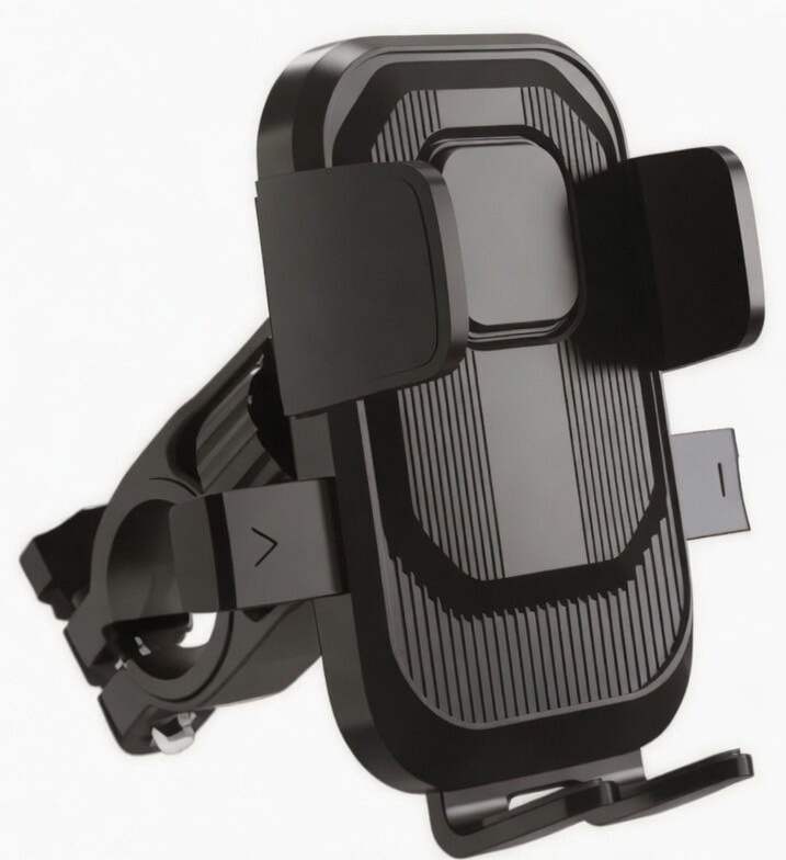 Bike Mobile Holder, Universal Phone Mount for Bicycle and Motorcycle Handlebar, Black, Adjustable Grip