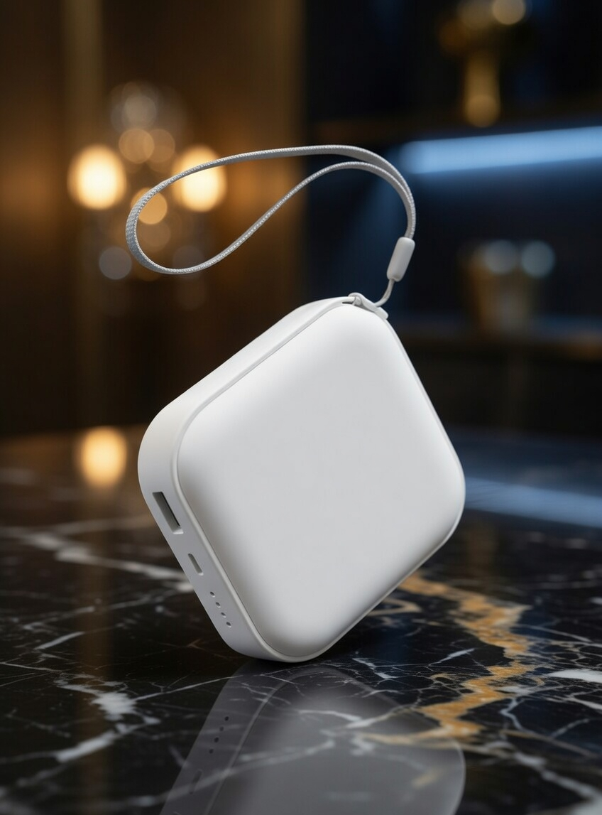 10000 mAh Power Bank (White, Black, Lithium, for Mobile, Tablet, Earbuds, Smartwatch, Speaker, Earbuds, Trimmer)
