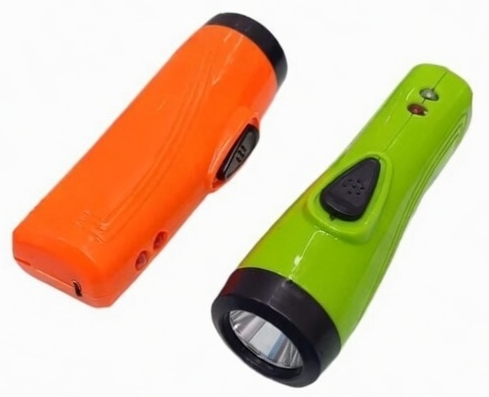 Mini Rechargeable USB Torch, Compact LED Flashlight, USB Charging Cable Included, Multiple Colours