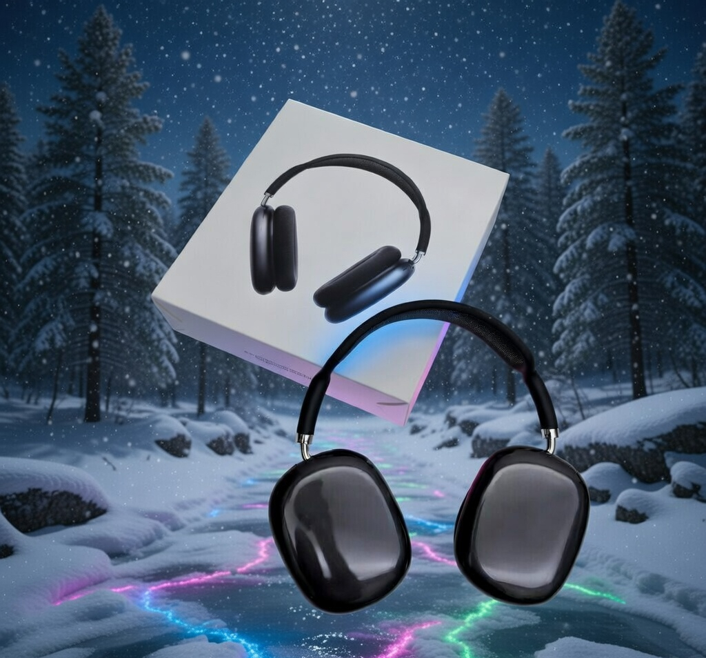 Wireless Bluetooth Headphones, Over-Ear Sports Headset for All Phones, Best Sound and Comfort, Black